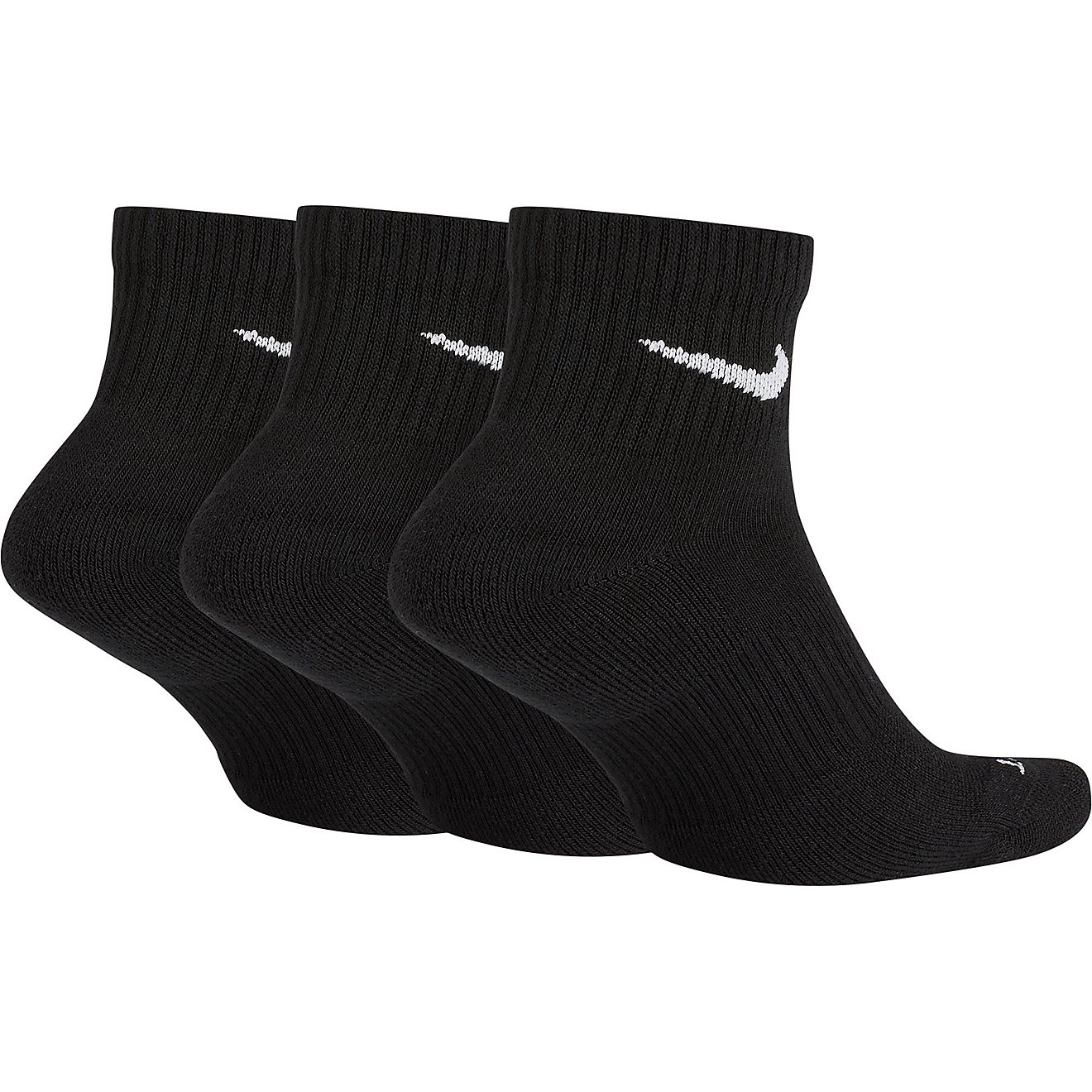 Nike Men's Everyday Plus Cushion Training Quarter Socks 3 Pack                                                                   - view number 2