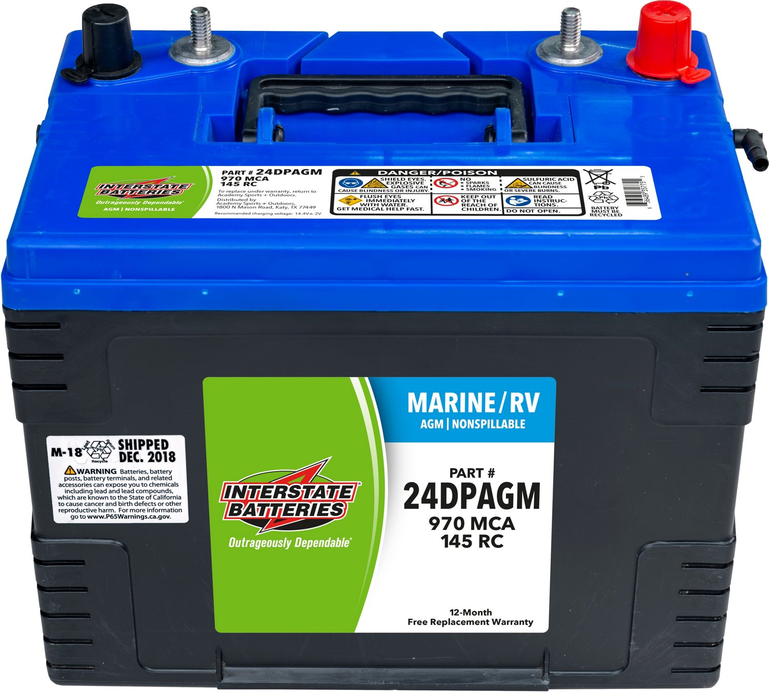 31M-AGM battery  Interstate Batteries