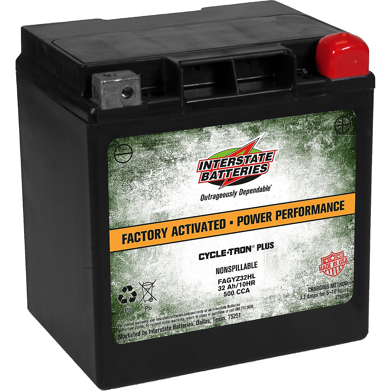 Interstate Batteries 12 V Cycle-Tron Plus Power Performance Battery                                                              - view number 3