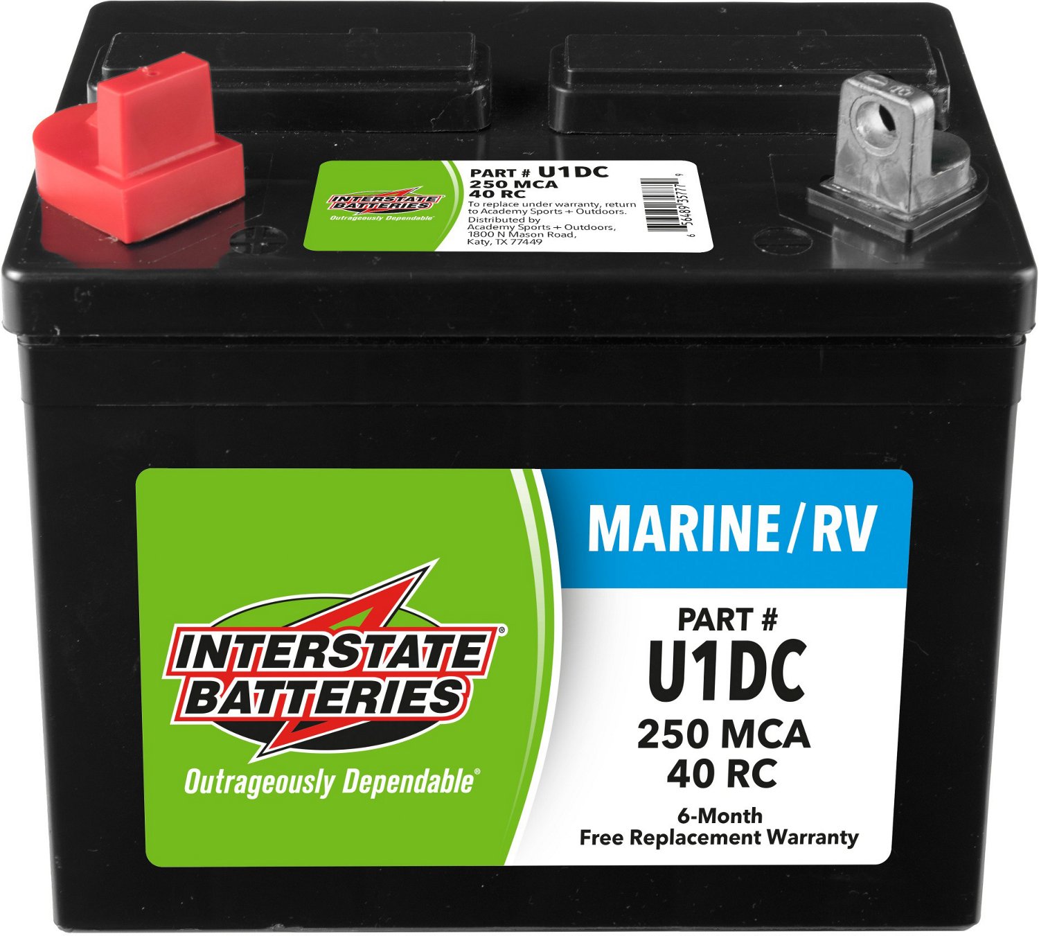 Interstate Batteries Group U1/250 Marine Cranking Amp Deep Cycle