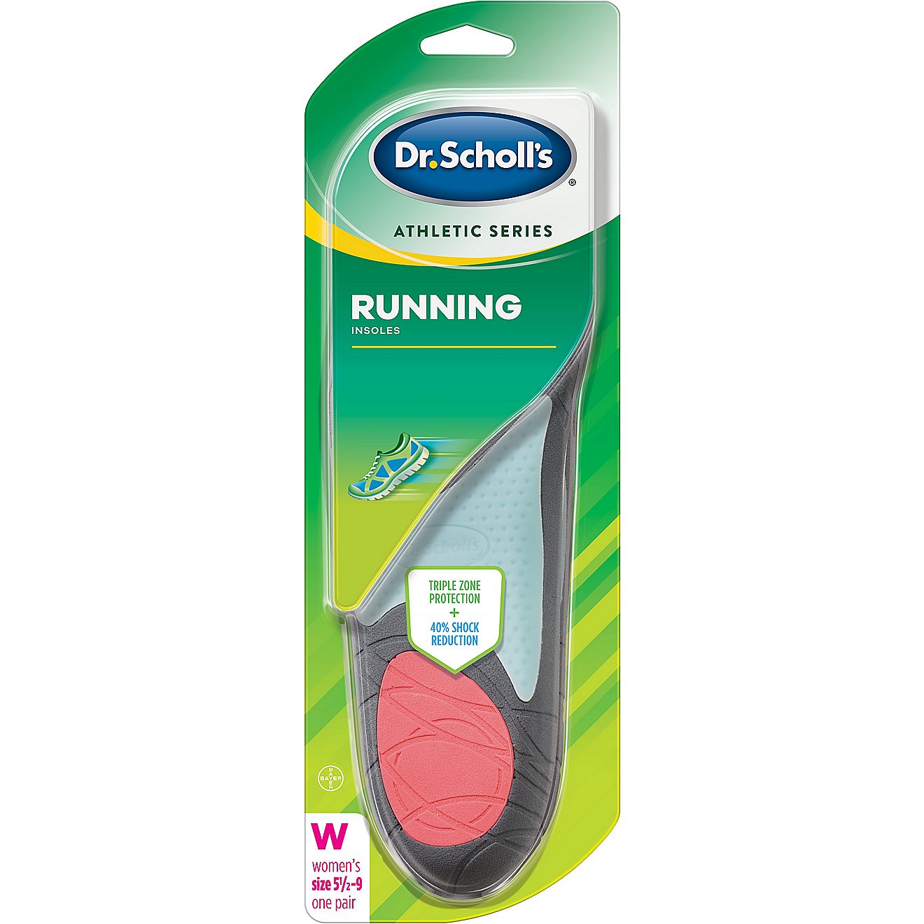 Dr. Scholl's Women's Athletic Series Running Insoles                                                                             - view number 1