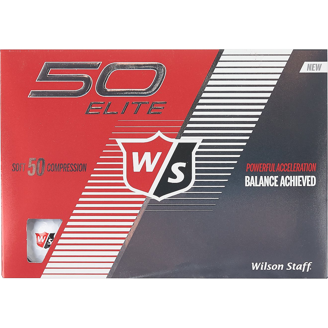 Wilson Staff 50 Elite Golf Balls 12-Pack                                                                                         - view number 1
