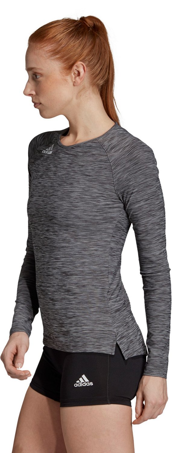 adidas Women's HILO Long Sleeve Volleyball Jersey Academy