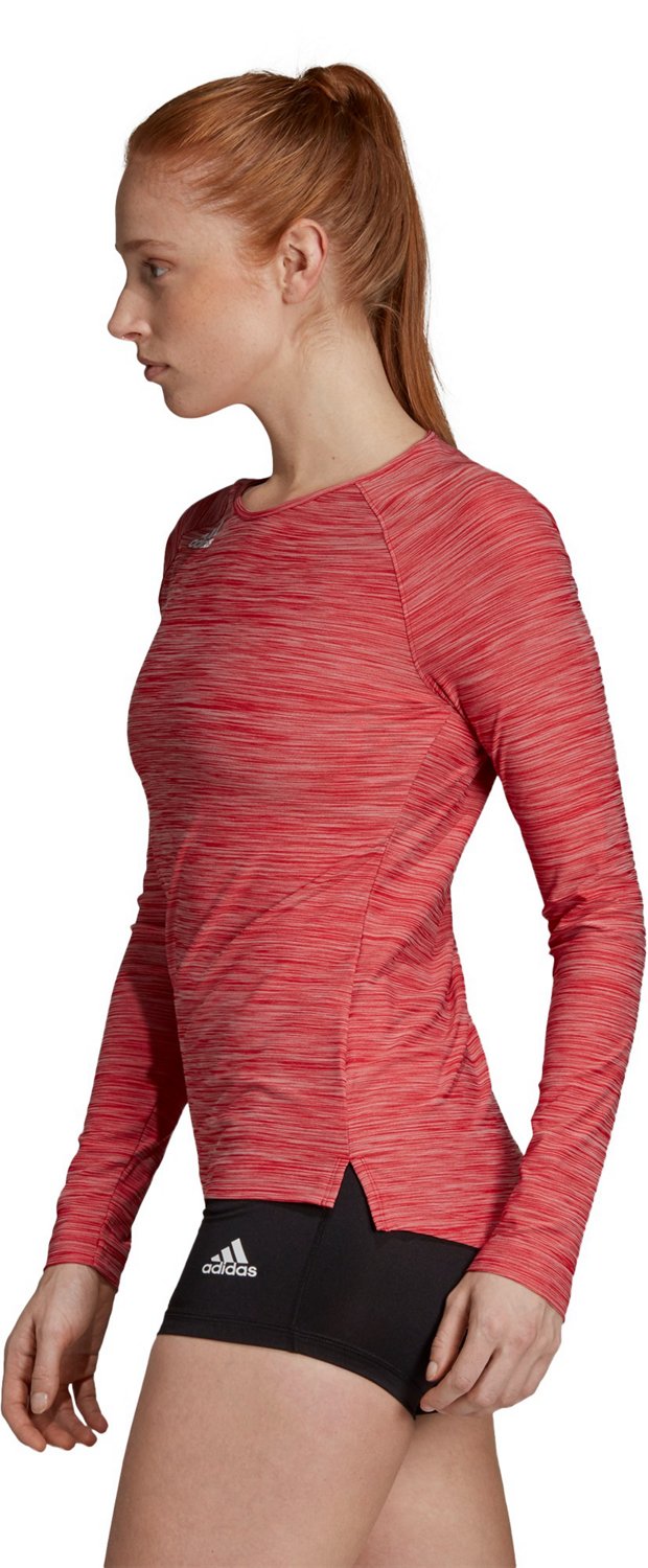 adidas Women's HILO Long Sleeve Volleyball Jersey Academy
