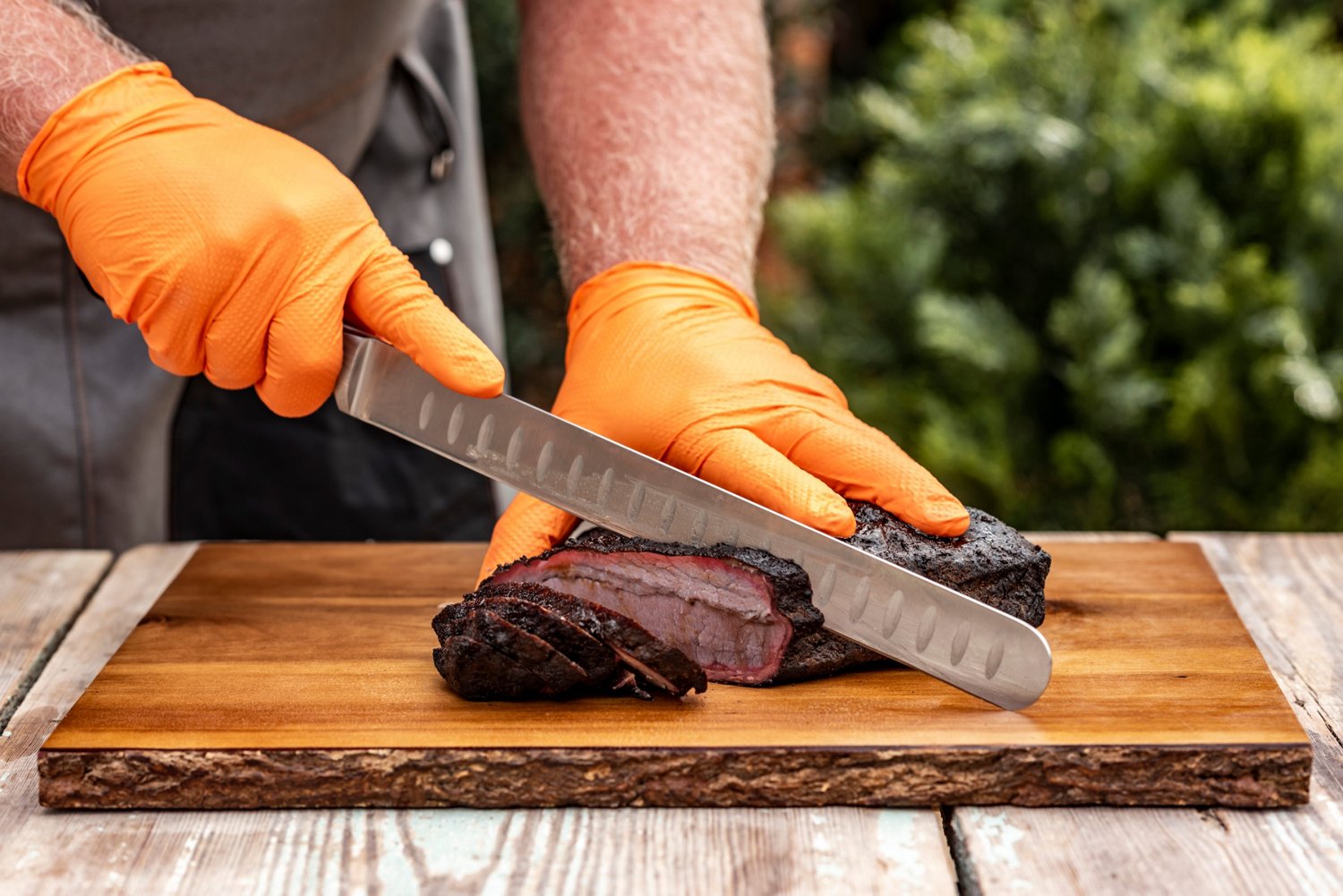 Oklahoma Joe's Blacksmith Stainless Steel 3-Piece BBQ Knife Set & Case