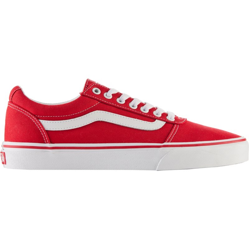 Vans Men's Ward Shoes Red/White, 8.5 - Men's Active at Academy Sports product image