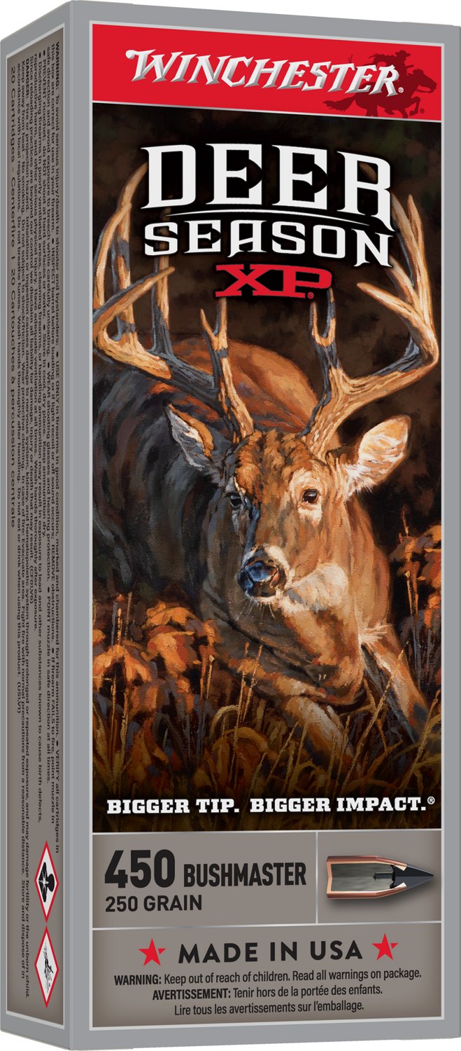 Winchester Deer Season XP .450 Bushmaster 250Grain Rifle Ammunition