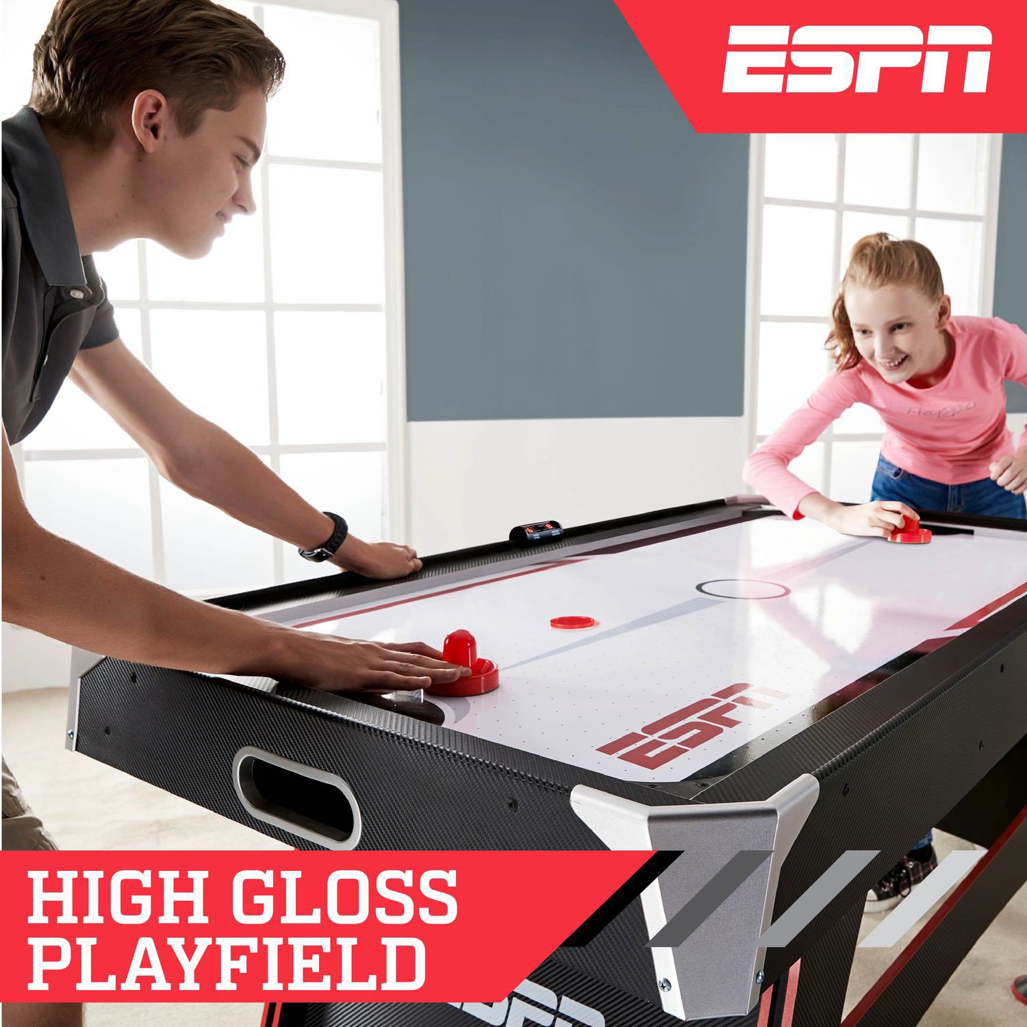 ESPN 5 ft AirPowered Hockey Table Academy