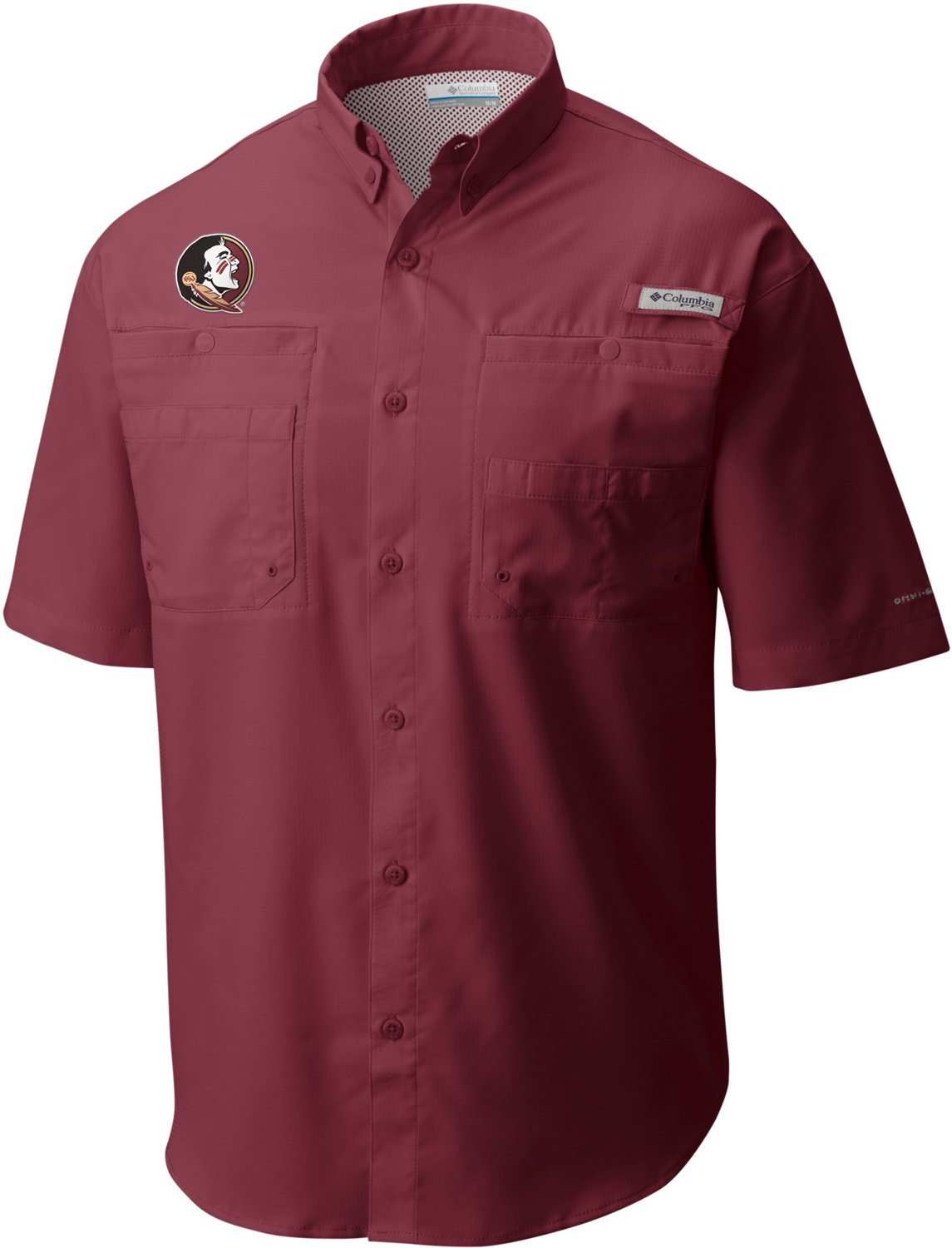 Columbia Sportswear Men's Florida State University Tamiami Short Sleeve Fishing  T-shirt