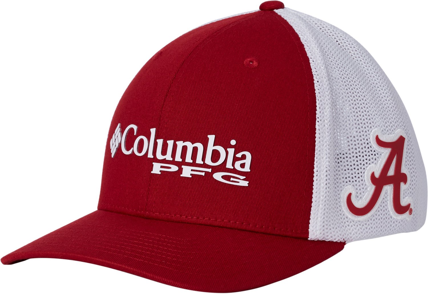Columbia Sportswear Men's University of Alabama Collegiate PFG Mesh Ball Cap