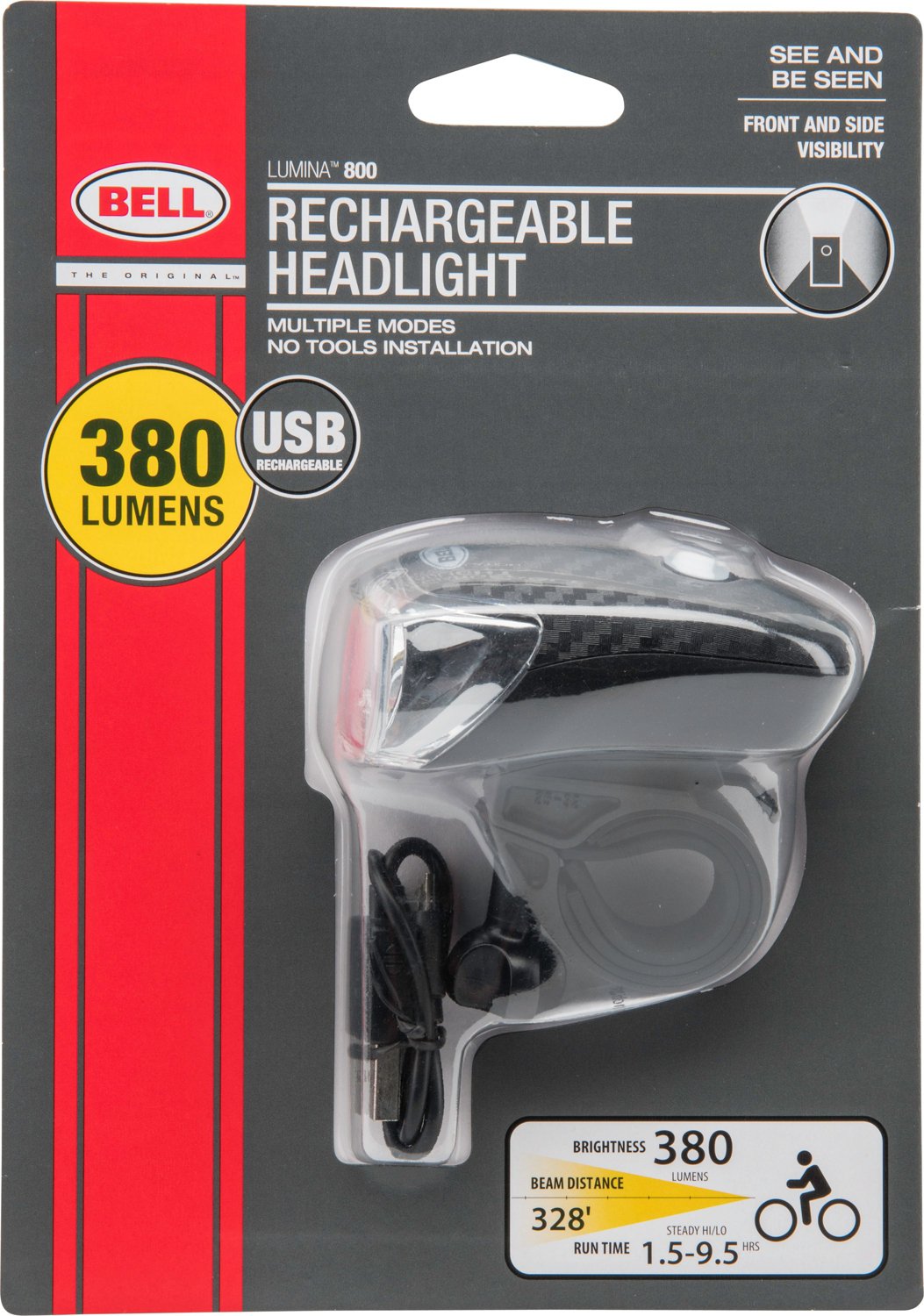 Bell Lumina 800 Rechargeable Bike Headlight                                                                                      - view number 8