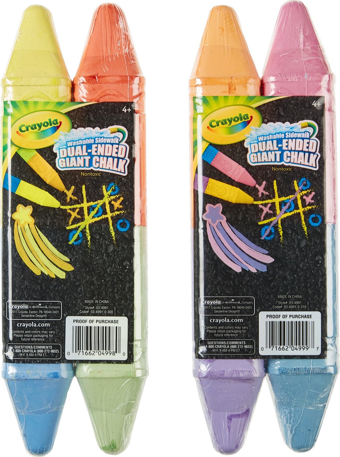 Crayon Packs & Chalk Sticks