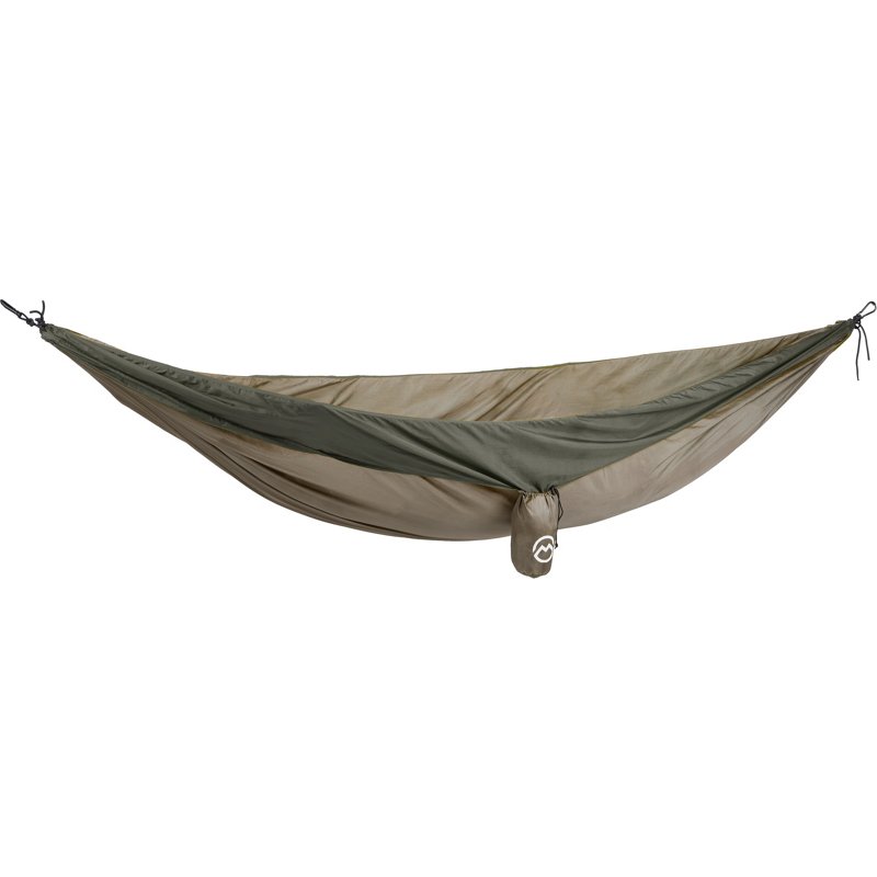 Magellan Outdoors Lightweight Solid Double Hammock Beige/Dark Green - Camp Pads And Hammocks at Academy Sports