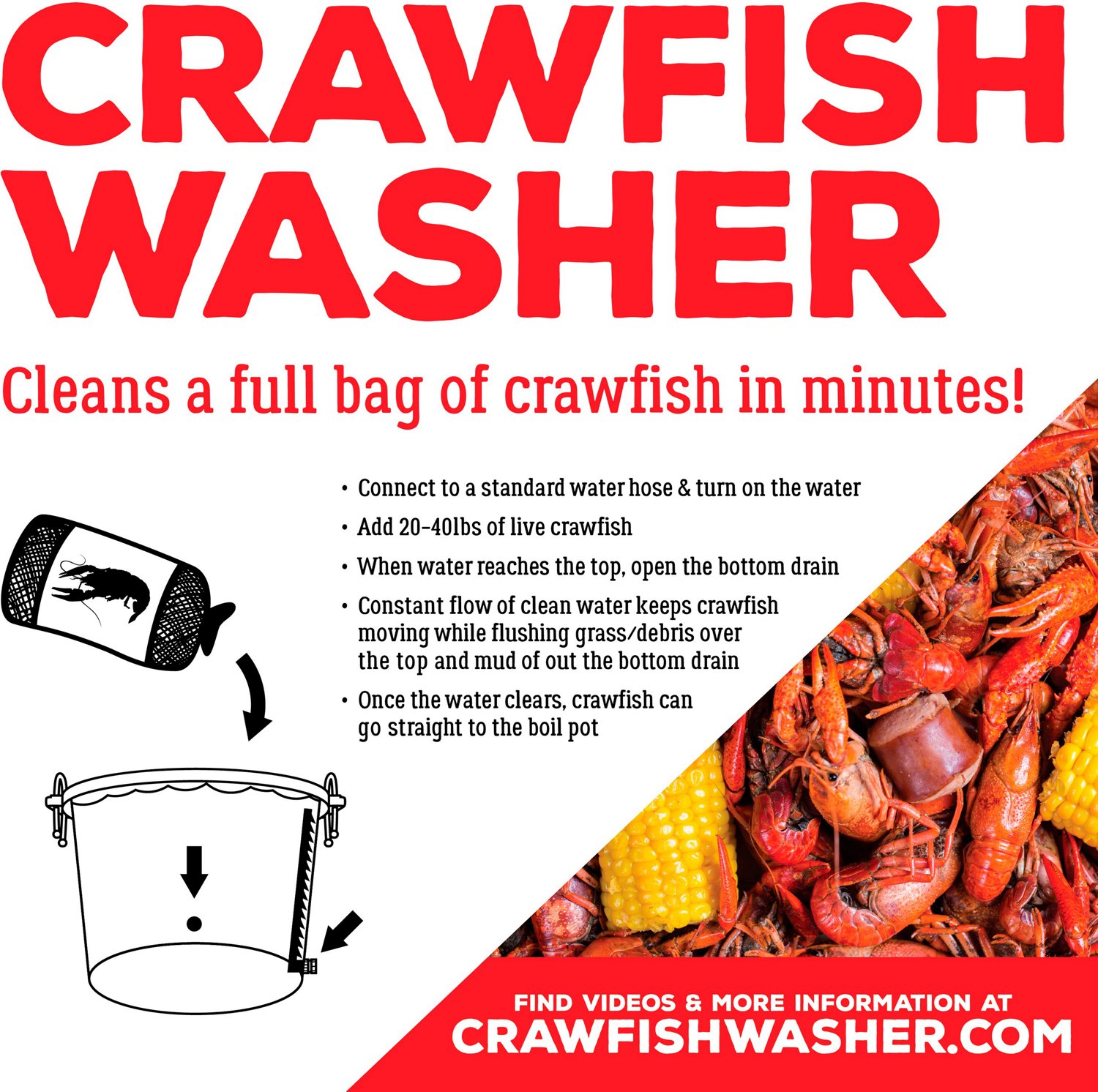 Cowboy's Wild Crawfish Washer - view number 6