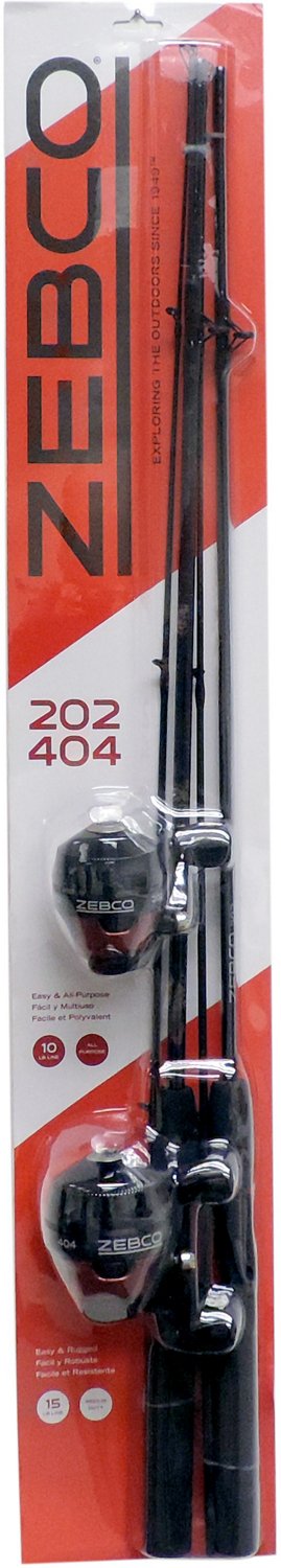 Zebco 202 and 404 5 ft 6 in Spincast Rod and Reel Combo