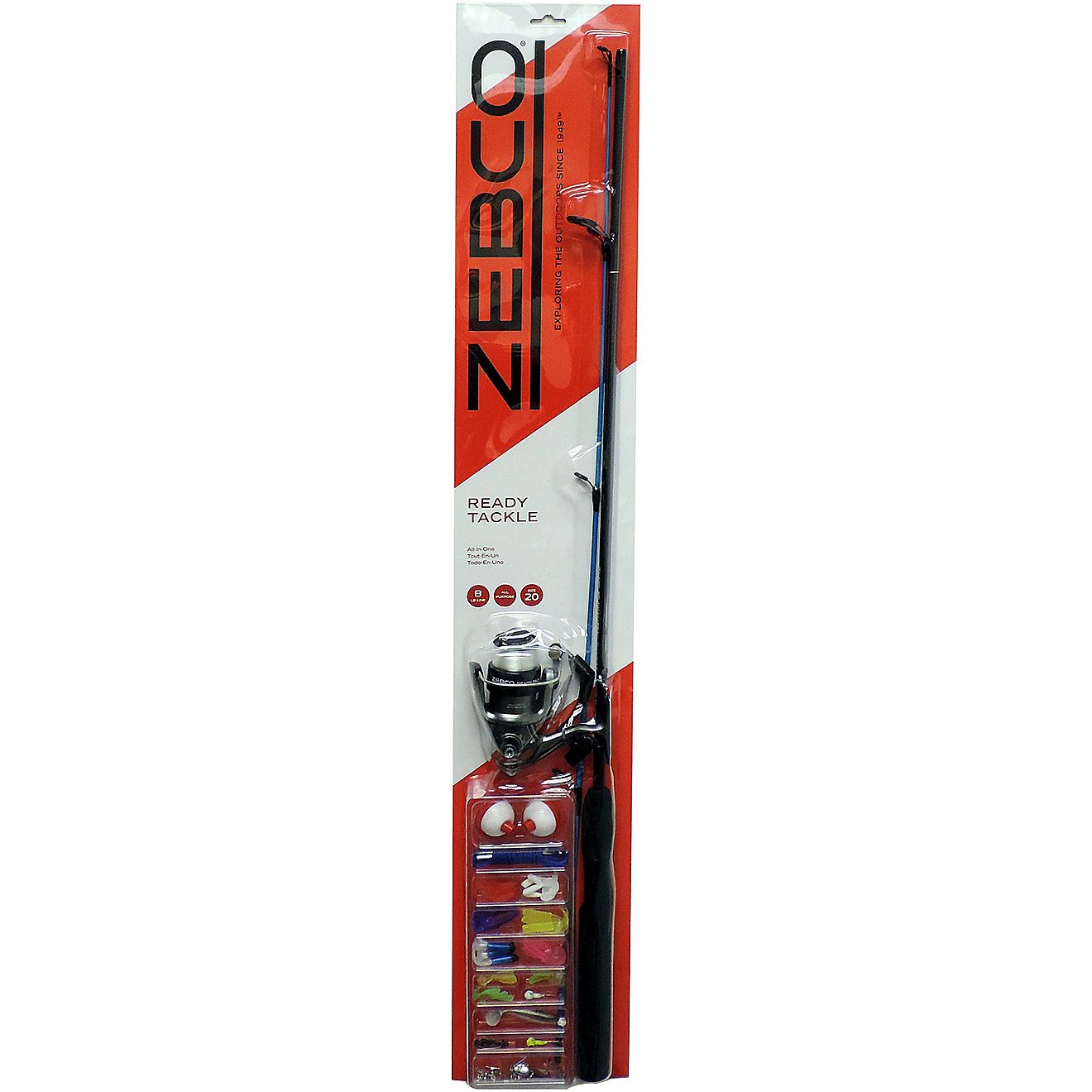 Zebco Ready Tackle 5 ft 6 in ML Spinning Rod and Reel Combo                                                                      - view number 7