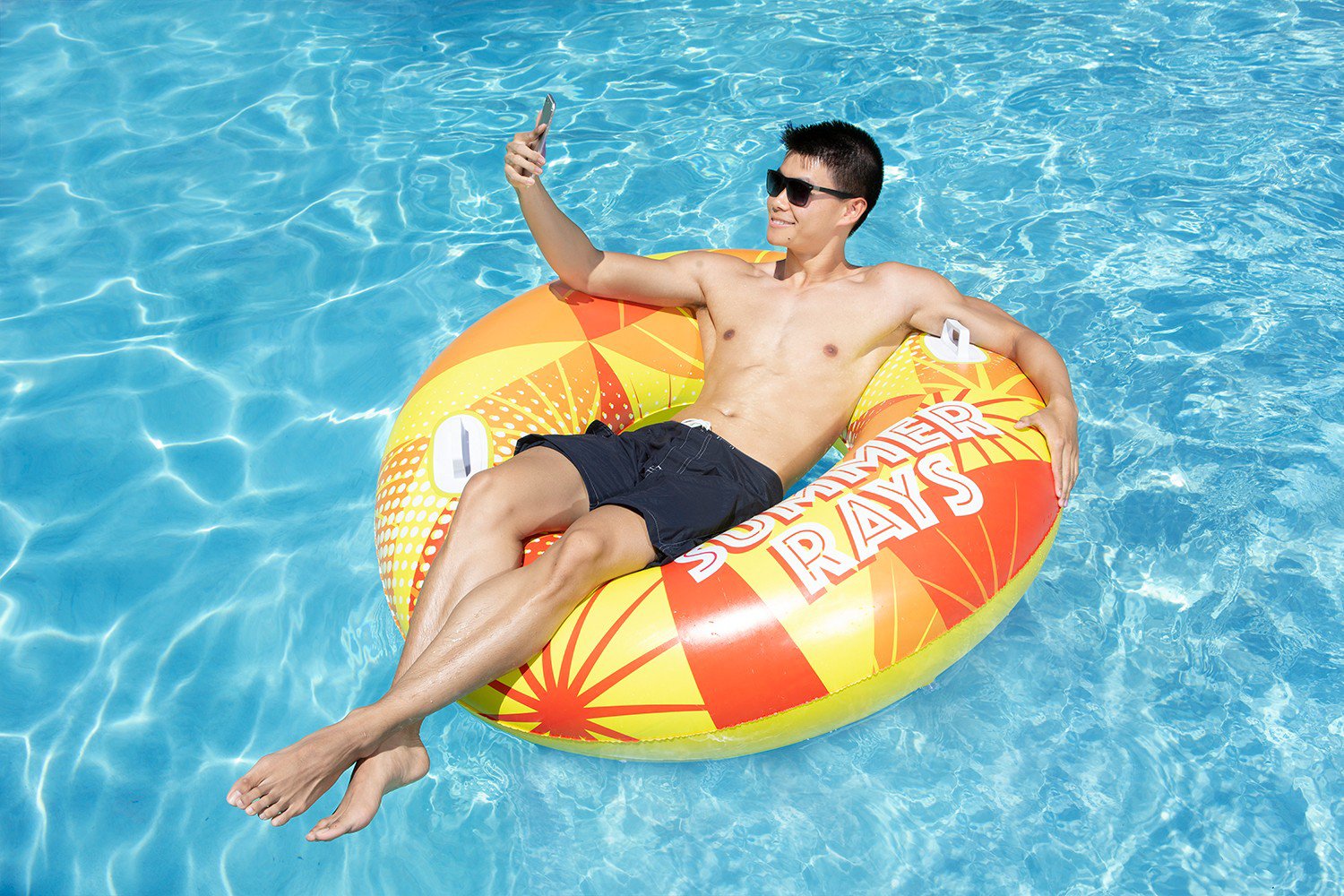 Poolmaster 54 in Summer Rays Sport Pool Float                                                                                    - view number 4