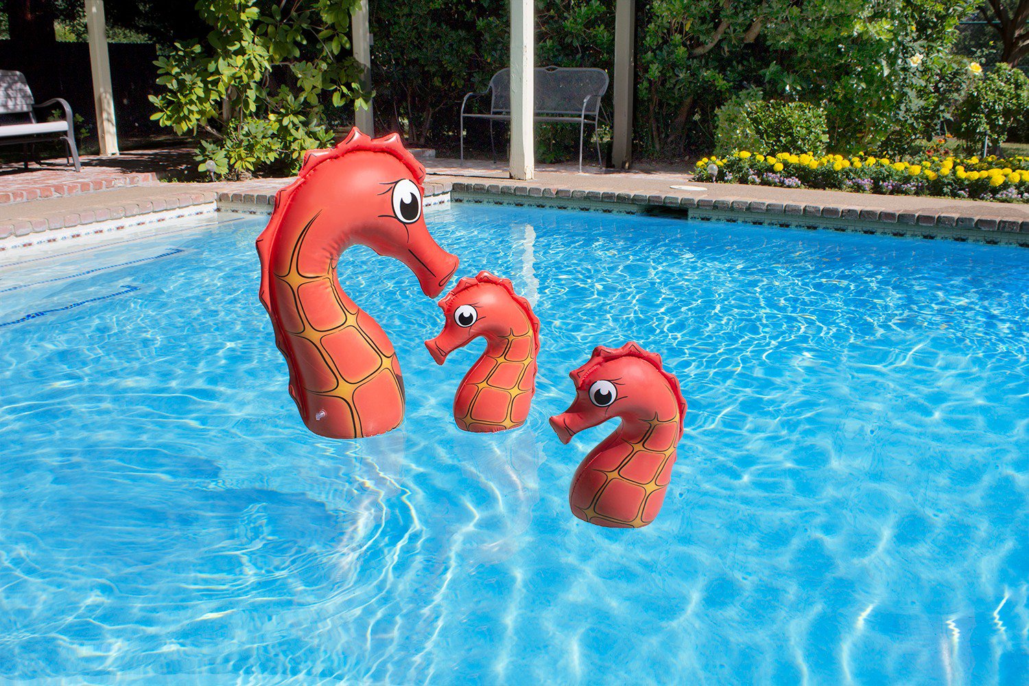 Poolmaster Seahorse Family Pool Decor Set                                                                                        - view number 3