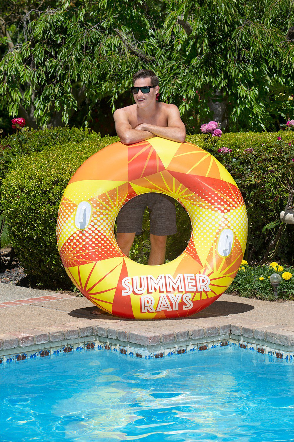 Poolmaster 54 in Summer Rays Sport Pool Float                                                                                    - view number 2