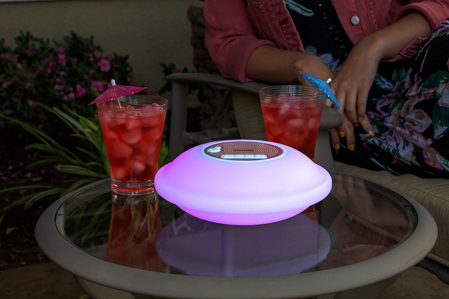 Poolmaster Floating Light-Up Wireless Speaker                                                                                    - view number 4