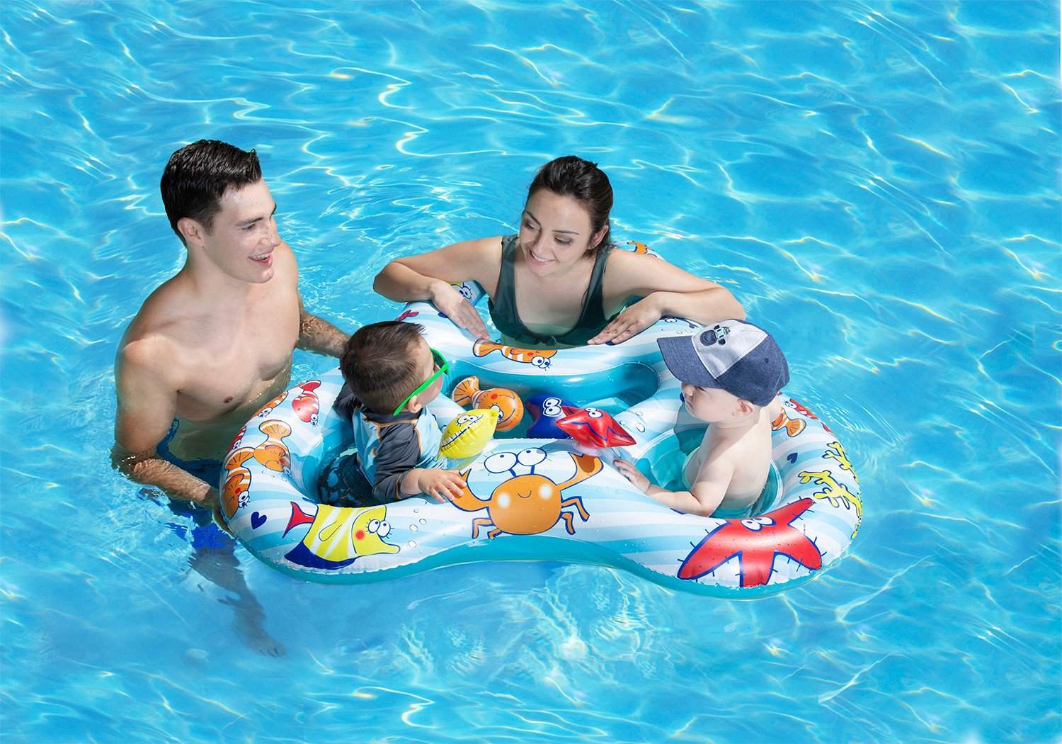 Poolmaster Mommy and Us Dual Baby Pool Float                                                                                     - view number 3