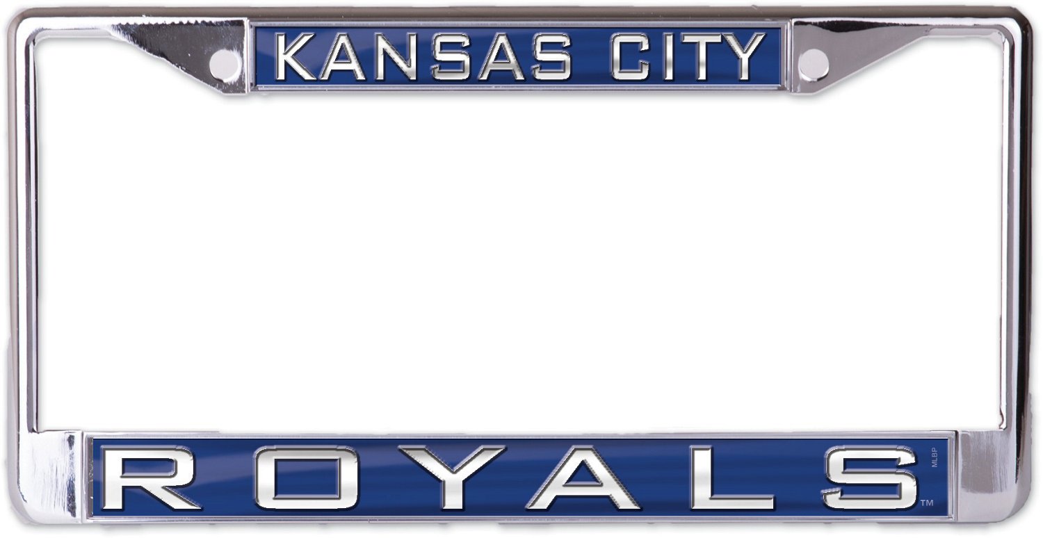 Wincraft Kansas City Royals Chrome Color License Plate Frame