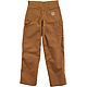 Carhartt Boys' 4-7 Canvas Dungaree Pants                                                                                         - view number 2