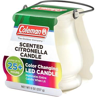 Coleman Outdoor Scented Citronella Color-Changing LED Candle                                                                    