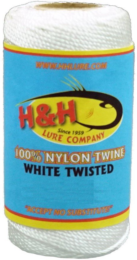 H&H Lure Size 18 1 lb Twisted Nylon Twine