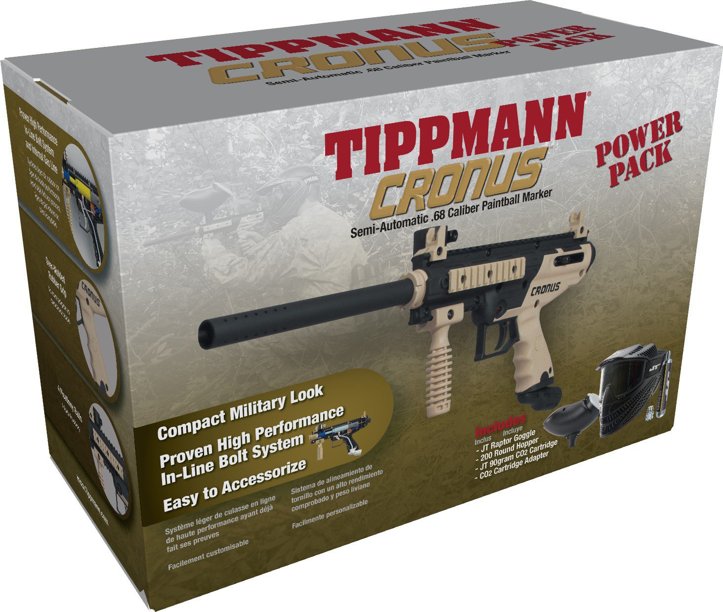 Tippmann Cronus PowerPack Semiautomatic .68 Caliber Paintball Marker - view number 6