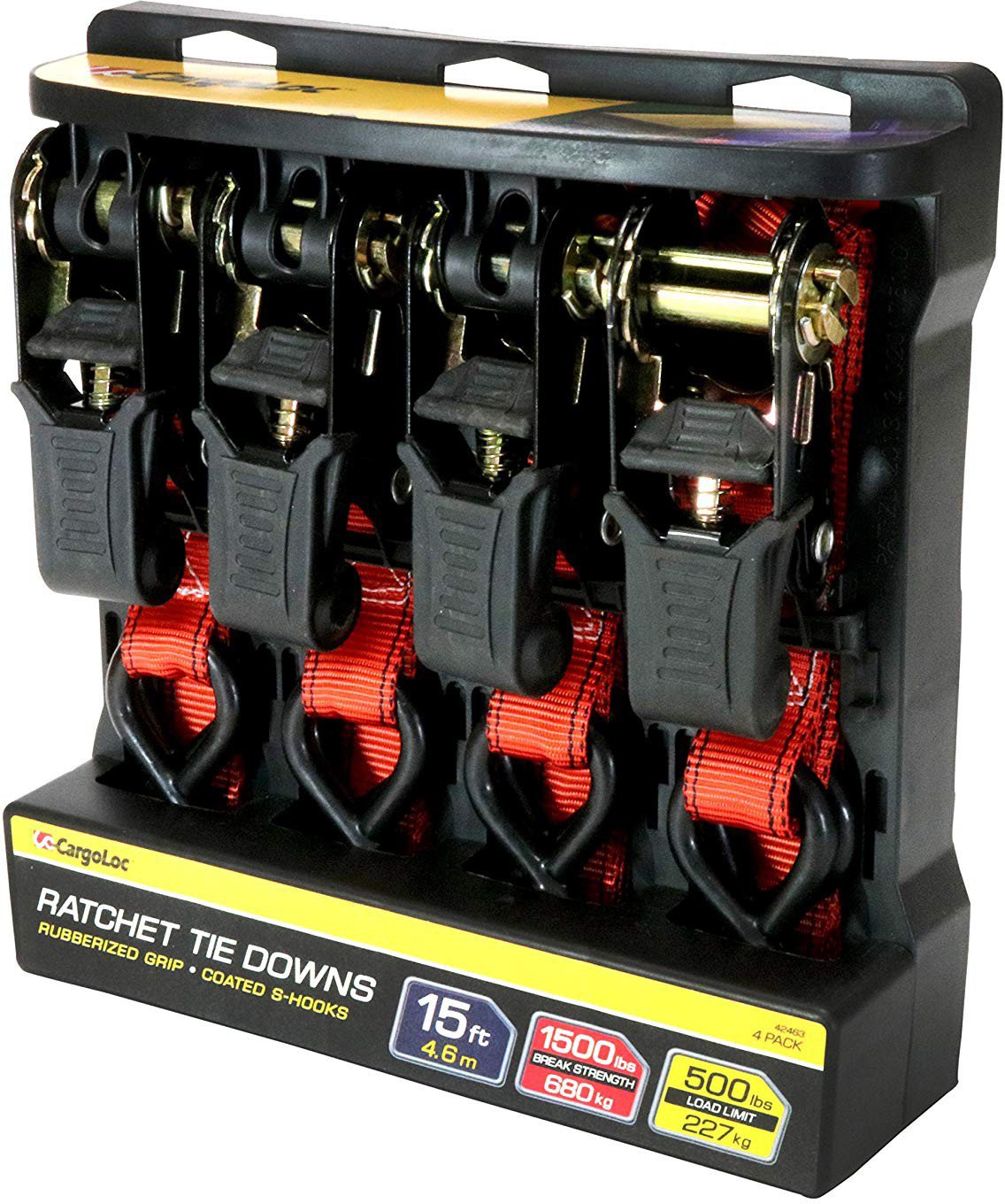 CargoLoc Ratchet Tie Downs 4Pack Free Shipping at Academy