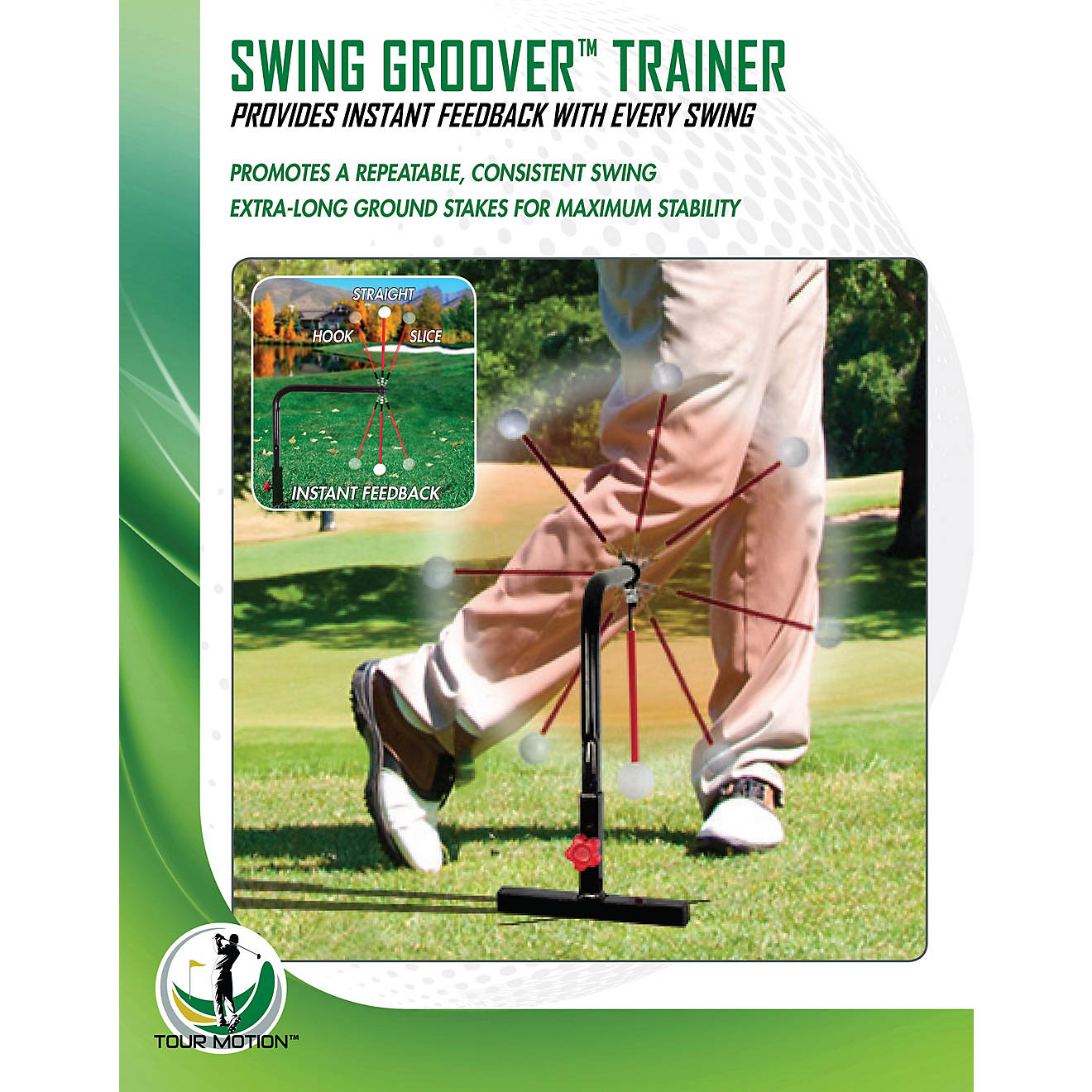 tegnebog gå på indkøb brug Tour Motion Golf Swing Groover Trainer | Academy