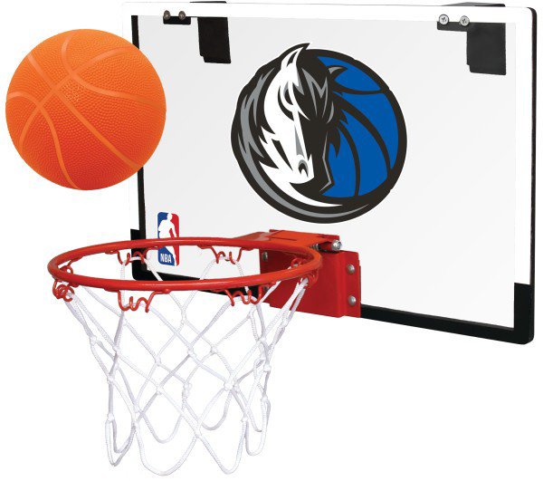 Rawlings NBA Game on Basketball Hoop Set, Dallas Mavericks