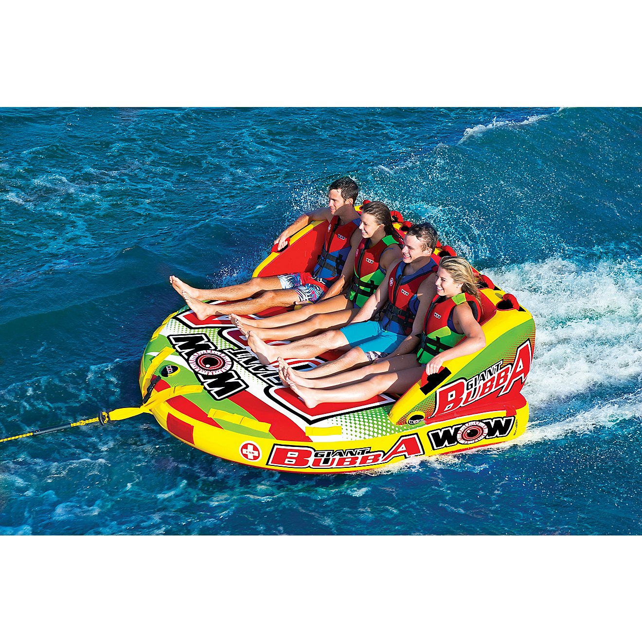 WOW Watersports Giant Bubba 4-Person Inflatable Towable Tube                                                                     - view number 2