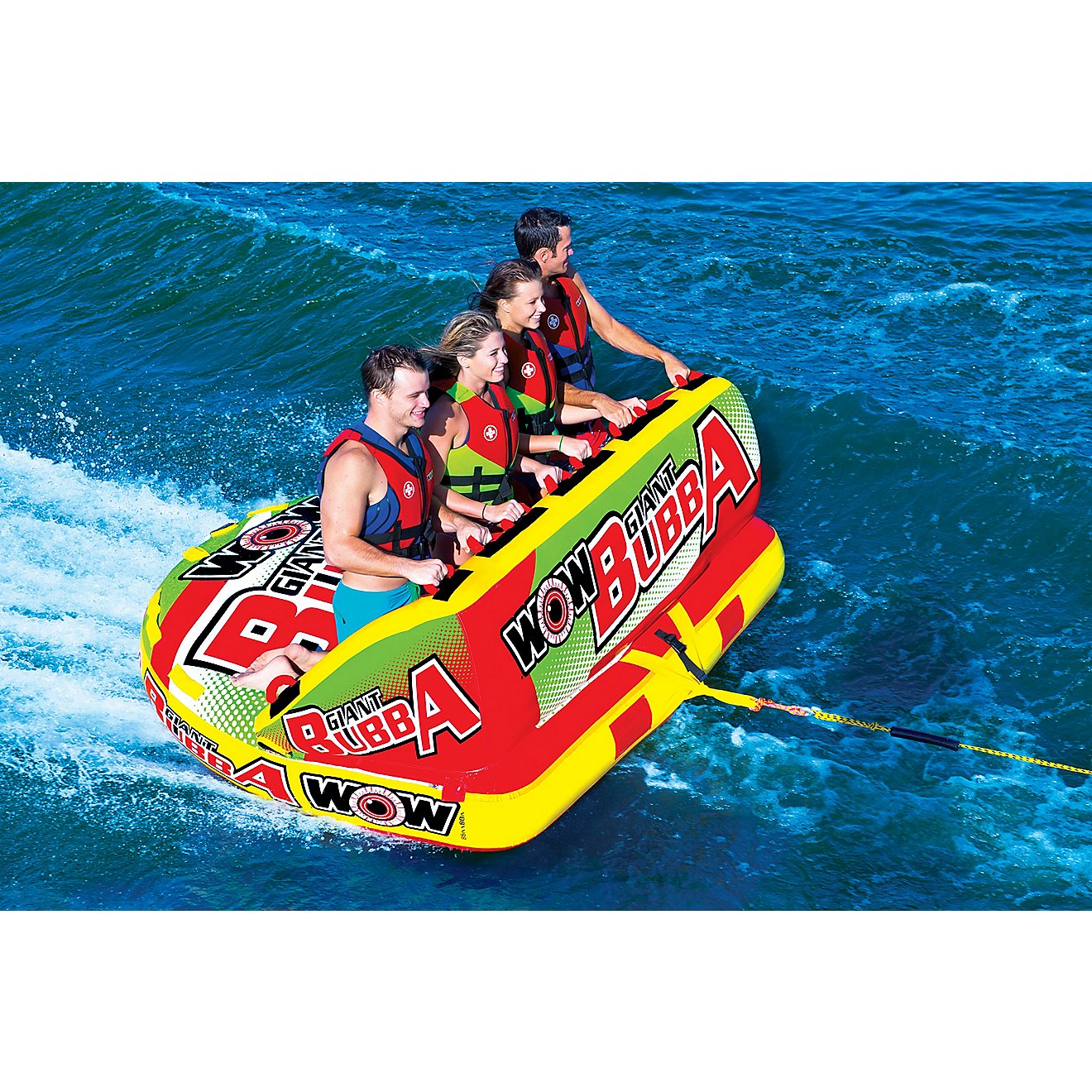 WOW Watersports Giant Bubba 4-Person Inflatable Towable Tube                                                                     - view number 3