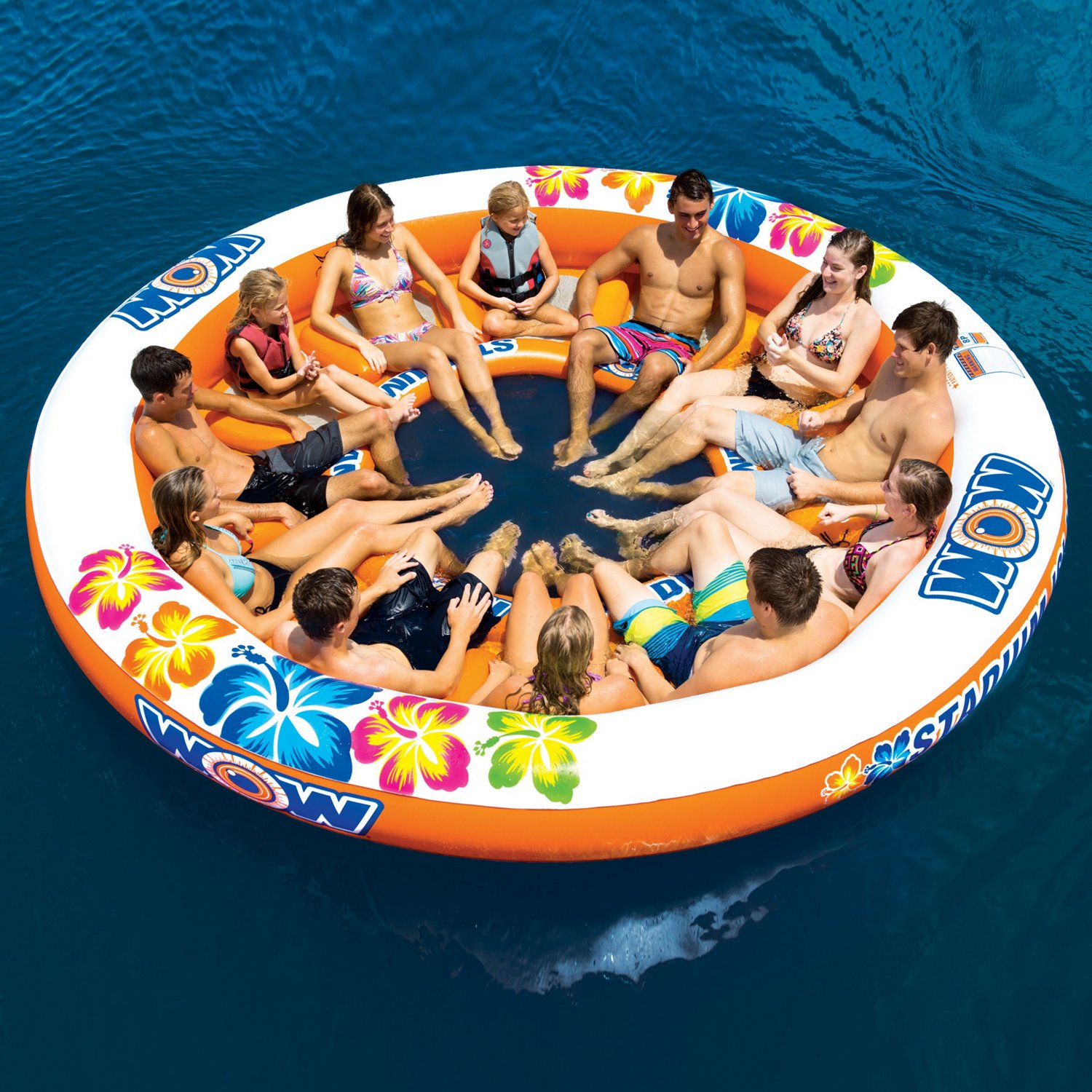 WOW Watersports Stadium Islander 12-Person Inflatable Pool Lounge                                                                - view number 3