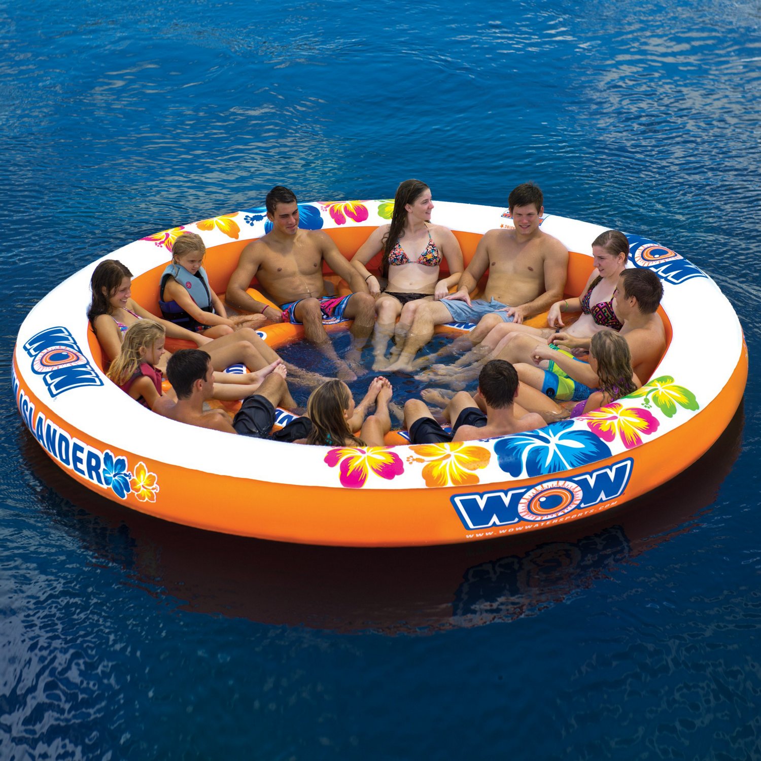 WOW Watersports Stadium Islander 12-Person Inflatable Pool Lounge                                                                - view number 4