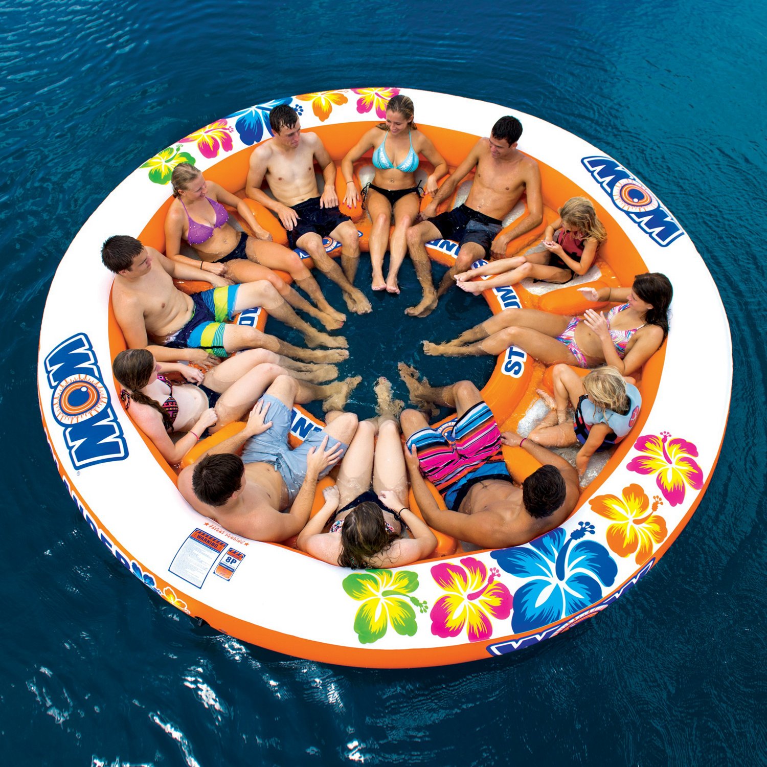 WOW Watersports Stadium Islander 12-Person Inflatable Pool Lounge                                                                - view number 2