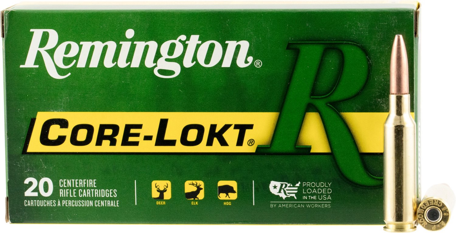 Remington 6.5 Creedmoor 129 Grains Core-Lokt Tipped Brass Cased Centerfire  Rifle Ammo 29017 ON SALE!