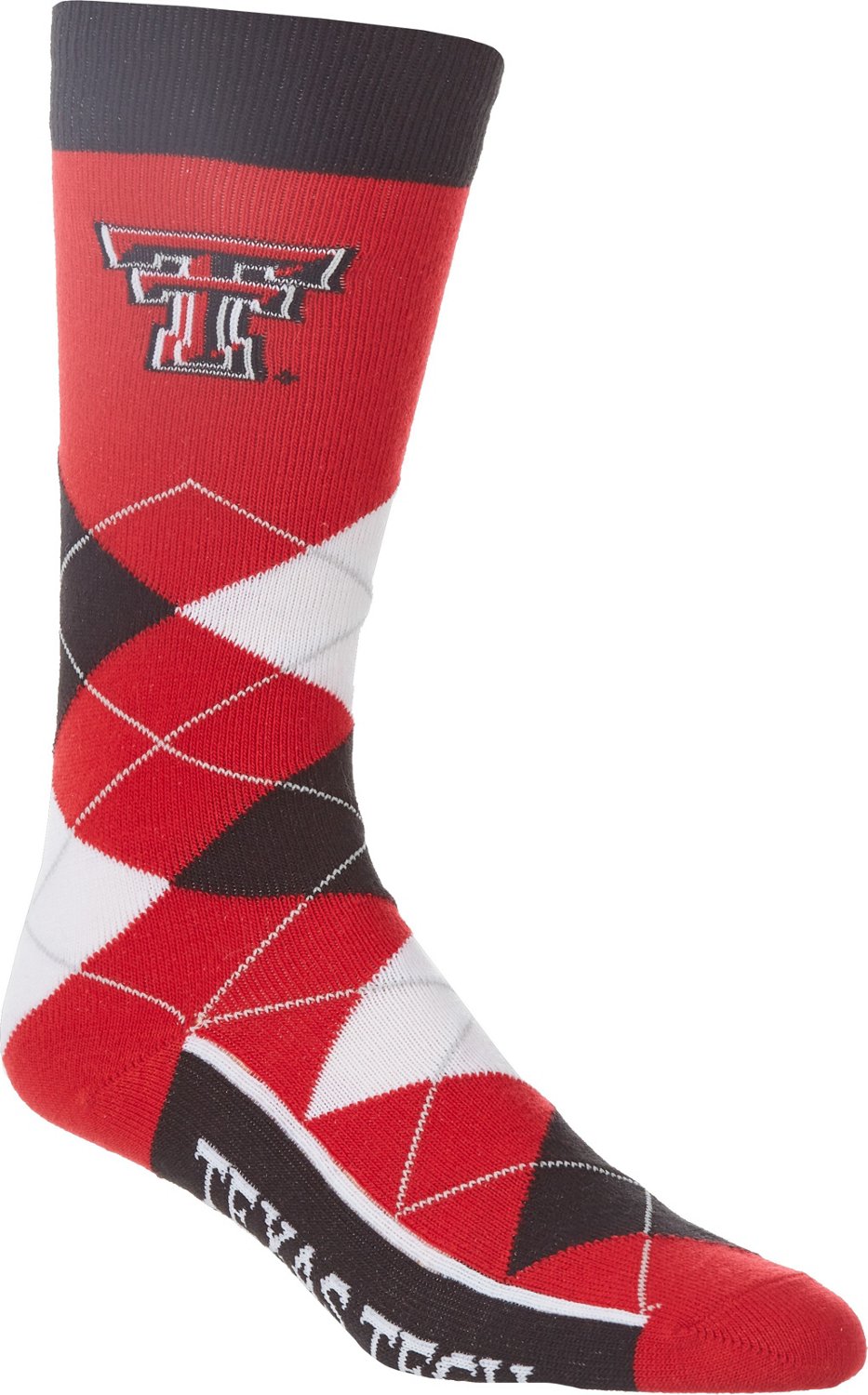 For Bare Feet Texas Tech University Argyle Lineup Socks | Academy