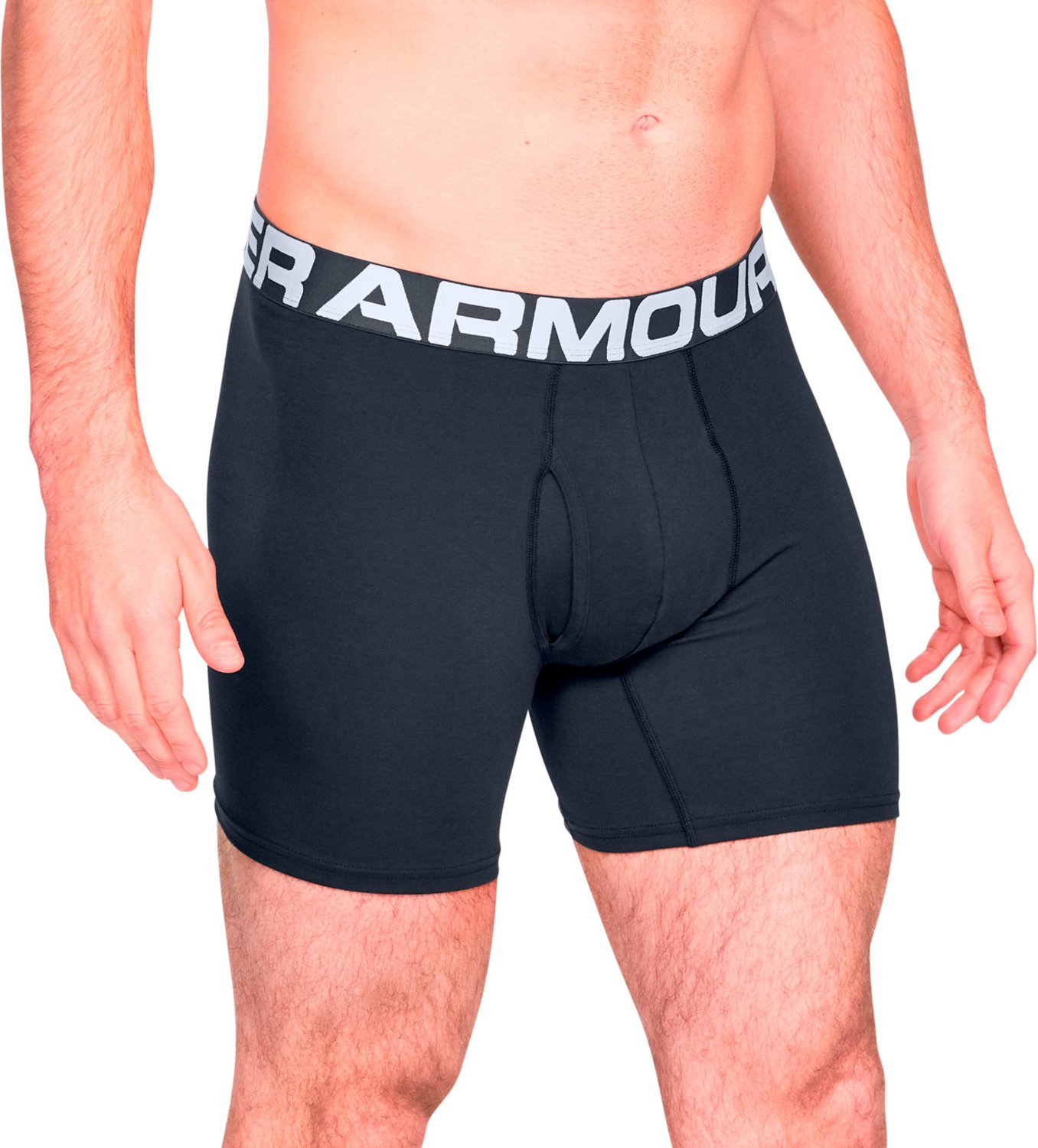 Under Armour Men's Charged Cotton Boxerjock Boxer Briefs 3-Pack - view number 2