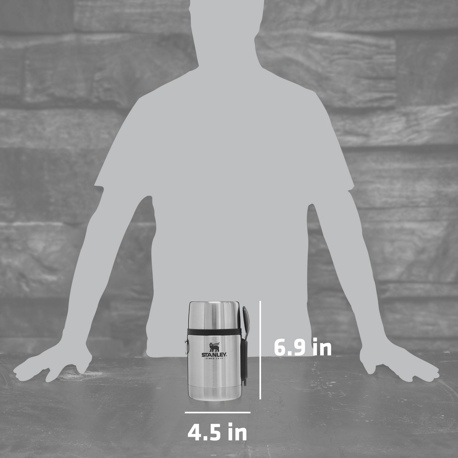 Stanley Adventure Stainless-Steel 18 oz All-in-One Food Jar - view number 3