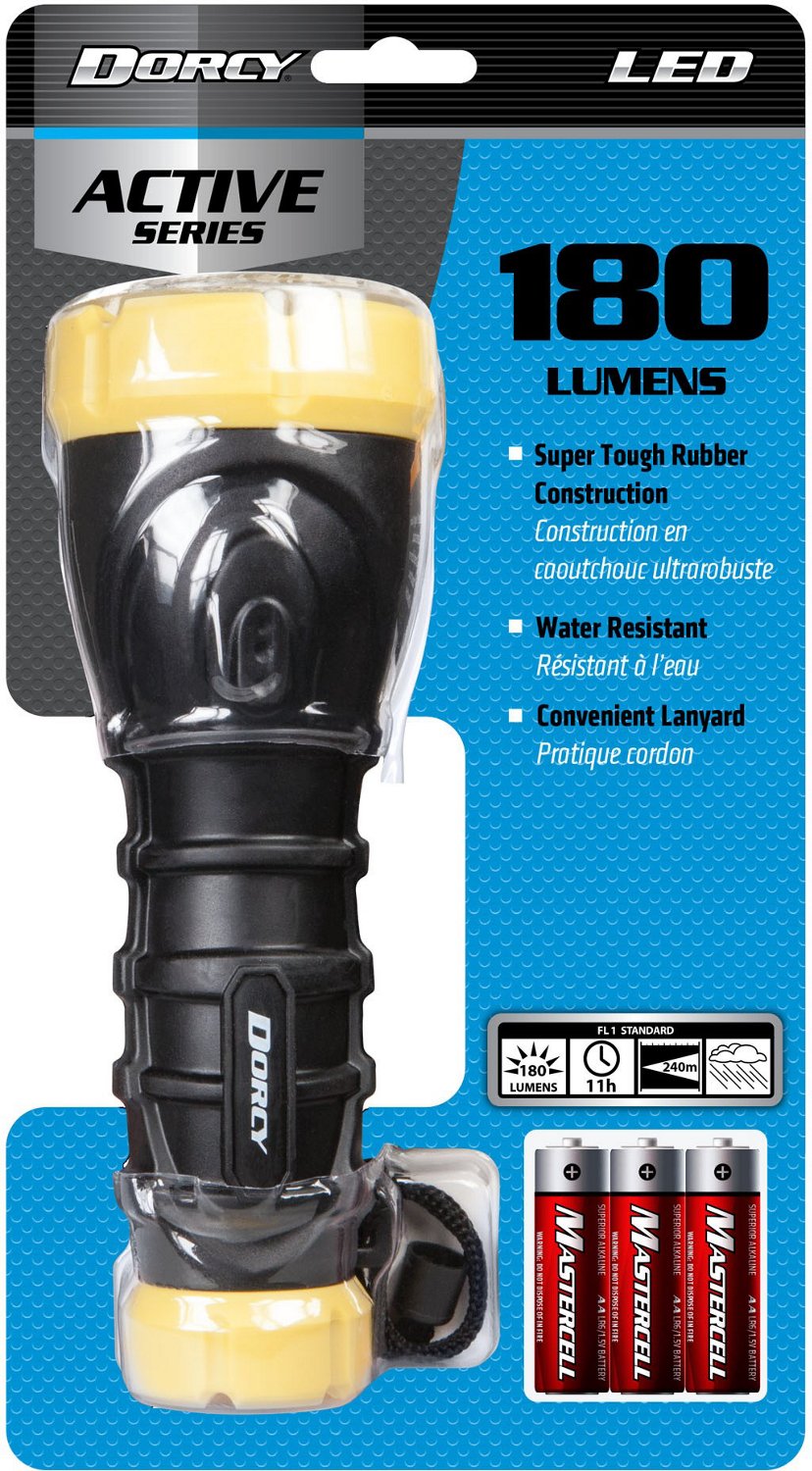 Dorcy 180-Lumen Rubber LED Flashlight - view number 2