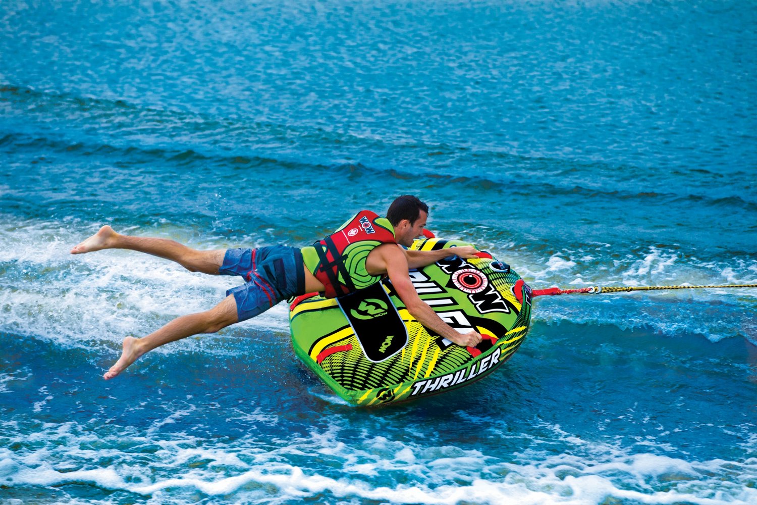 WOW Watersports Thriller 1-Person Inflatable Towable Tube                                                                        - view number 2