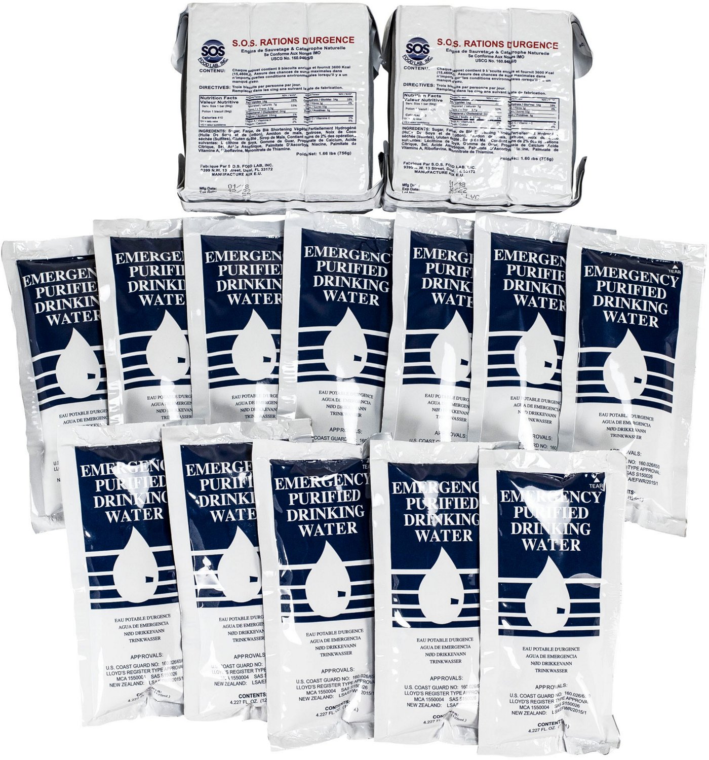 Life Gear 2-Person Waterproof 72-Hour Dry Bag Survival Kit - view number 4