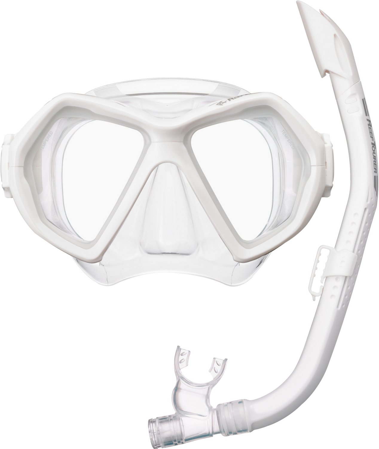 ReefTourer Adults' X-plore 2-Window Mask and Snorkel Combo