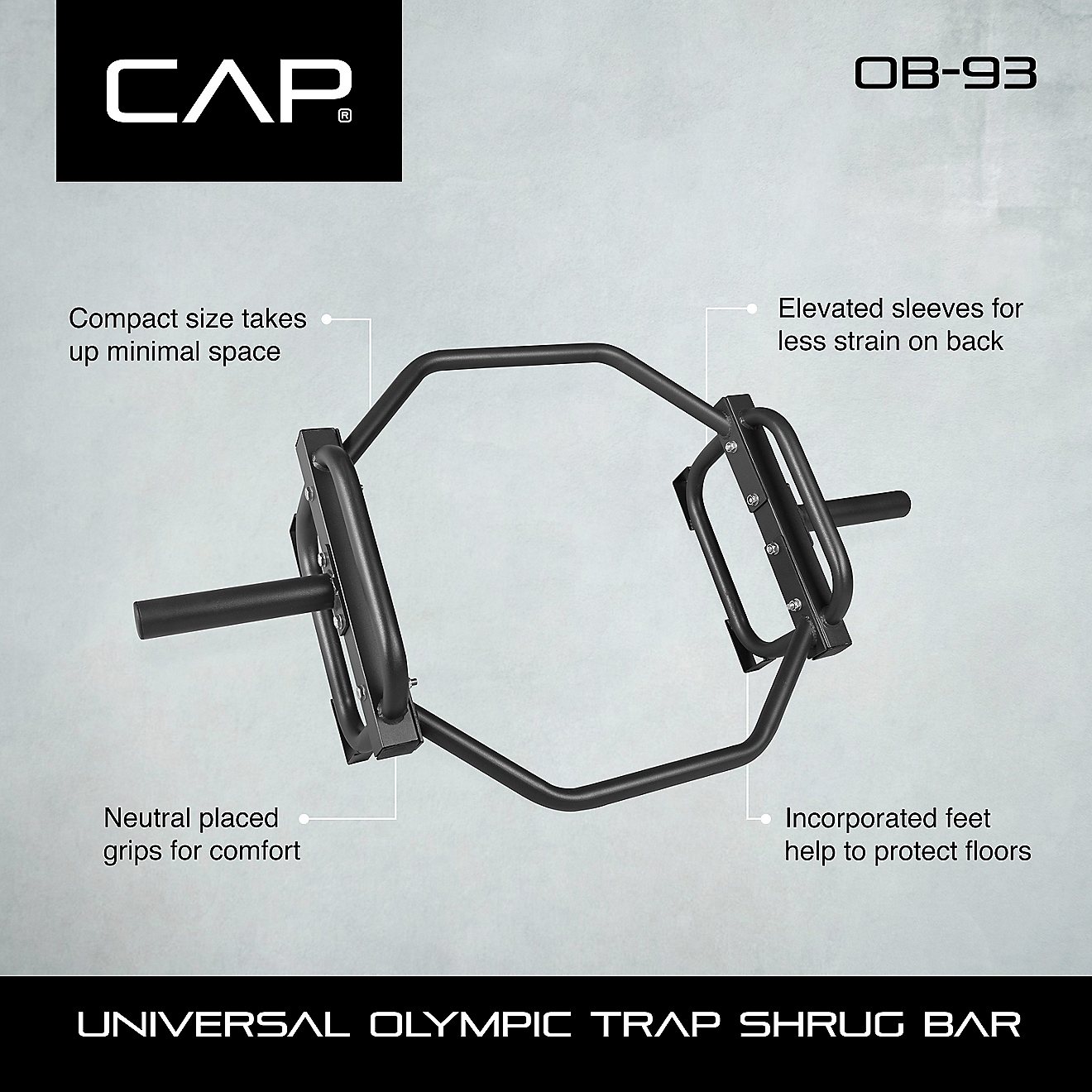 CAP Barbell Universal Olympic Trap, Shrug and Deadlift Bar                                                                       - view number 7