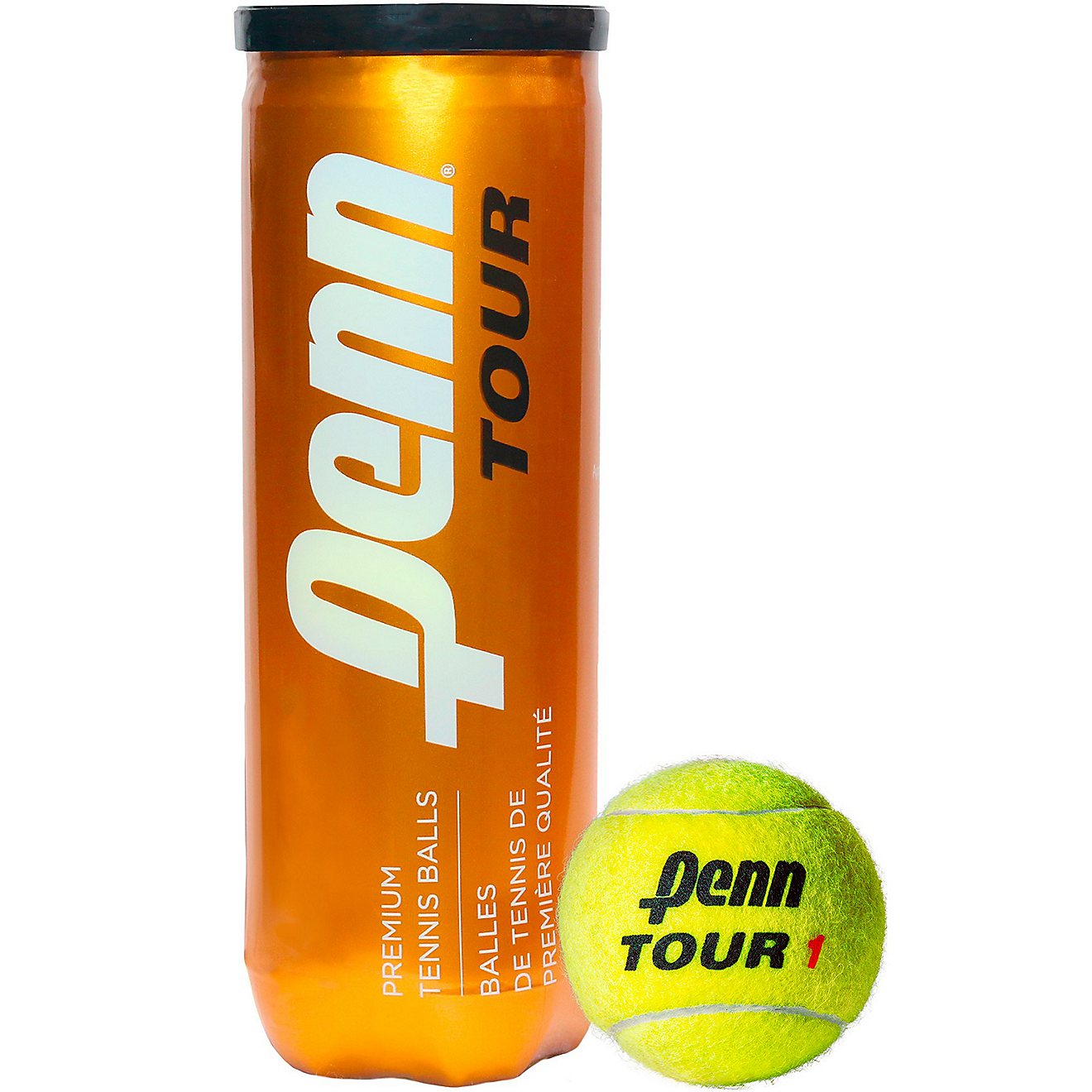 PENN Tour Extra-Duty Felt Tennis Balls 3-Ball Can                                                                                - view number 3