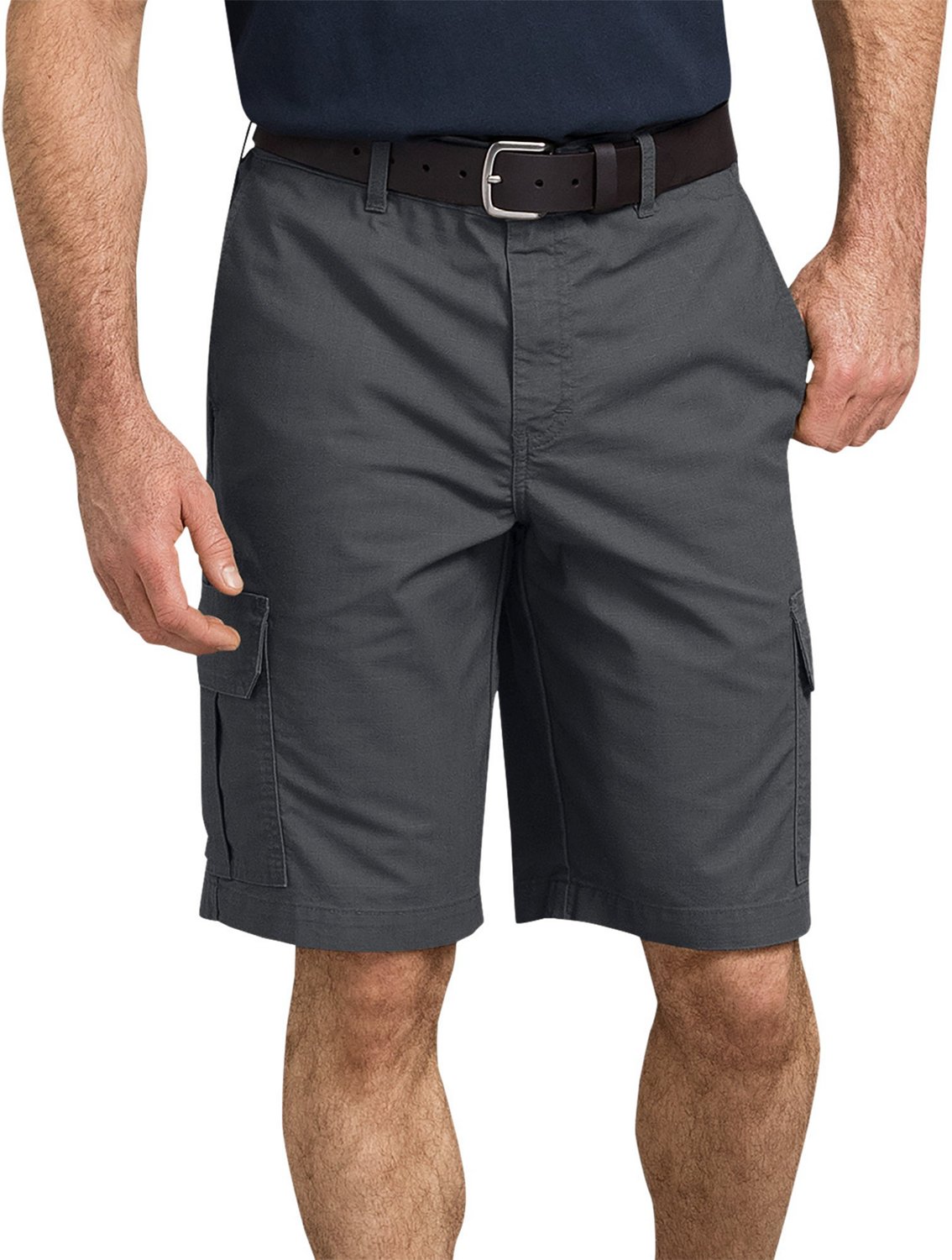 Dickies Men's Tough Max Ripstop Cargo Shorts 11 in Academy