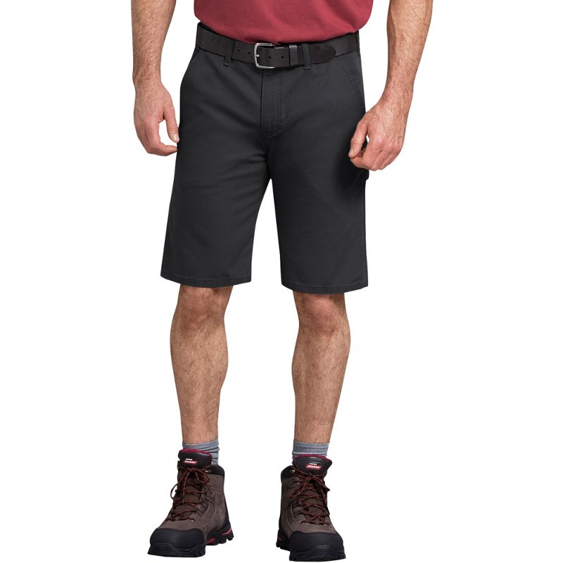 Dickies Men's Tough Max Duck Carpenter Shorts Black, 30" - Men's Work Shorts at Academy Sports